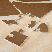 キリンのファーパターンプリント ジグソーパズル (側面)