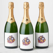 キリンのブローチ スパークリングワインラベル (ボトル)