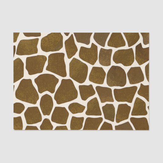 キリンのプリントのティッシュペーパー 薄葉紙 (正面)