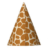 キリンのプリントのパーティーの帽子 パーティーハット (裏面)