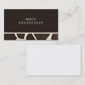 キリンのプリントの名刺 名刺 (正面/裏面)