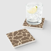 キリンのプリント ストーンコースター (横)