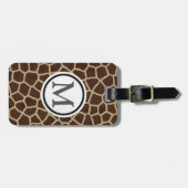 キリンのプリント ラゲッジタグ (正面横)