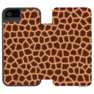 キリンのプリント iPhone SE/5/5sウォレットケース