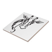 キリンのヘッド入れ墨の芸術 タイル (側面)