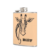 キリンのヘッド入れ墨の芸術 フラスク (左)