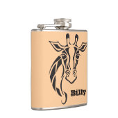 キリンのヘッド入れ墨の芸術 フラスク (右)