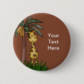 キリンのボタン 缶バッジ (正面)