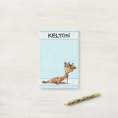 キリンのポスト・イットを個人化して下さい ポストイット (デスク上)