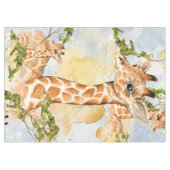 キリンのポートレートの動物の写真 テーブルクロス (正面(横))