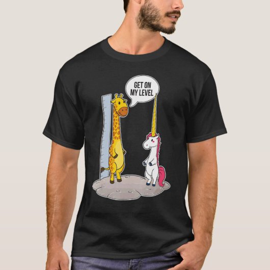 キリンのレベルを上げる Tシャツ (正面)