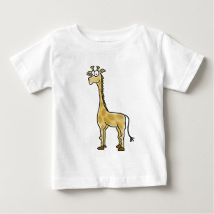 キリンの乳児のTシャツ ベビーTシャツ