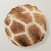 キリンの円形の枕 ラウンドクッション (裏面)