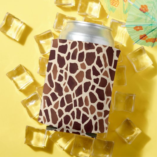 キリンの動物柄 缶クーラー (インサイチュ 夏)