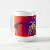 キリンの多く コーヒーマグカップ (正面左)