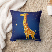 キリンの夢の風景の枕 クッション (ブランケット)
