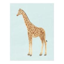 キリンの子供部屋アート