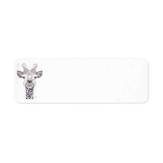 キリンの宛名ラベル ラベル (正面)