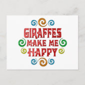 キリンの幸せ ポストカード (正面)