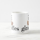 キリンの恋人だけ! Iハートのキリン コーヒーマグカップ (中央)