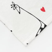 キリンの恋人-フリースブランケット フリースブランケット (角)