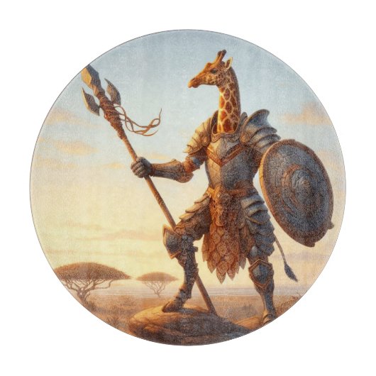 キリンの戦士 カッティングボード (正面)