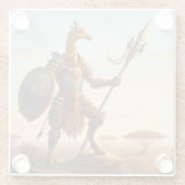 キリンの戦士 ガラスコースター (裏面)