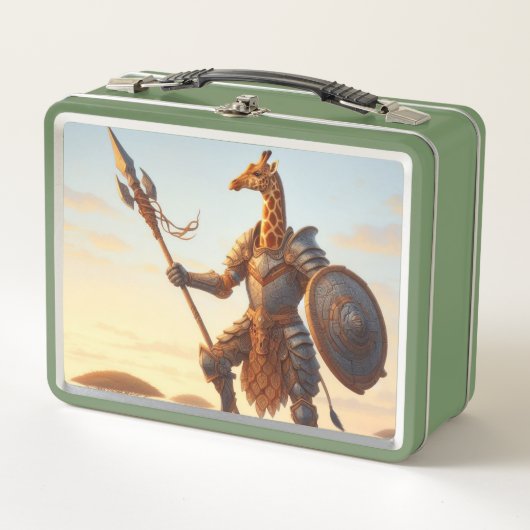 キリンの戦士 メタルランチボックス (正面)