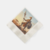 キリンの戦士 縁ありカクテルナプキン (角)