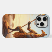 キリンの戦士 iPhoneケース (裏面横)