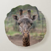 キリンの枕 ラウンドクッション (裏面)