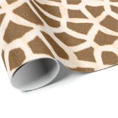 キリンの毛皮の一見の包装紙 ラッピングペーパー (ロールコーナー)