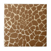 キリンの毛皮模様プリント タイル (正面)