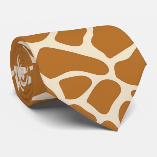 キリンの点のタイ ネクタイ (ロール)