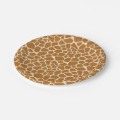 キリンの点の紙のパーティーのプレート ペーパープレート (アングル)