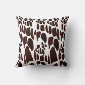 キリンの皮膚パターン クッション (裏面)