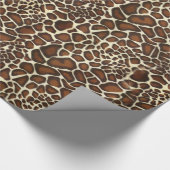 キリンの皮膚パターン ラッピングペーパー (角)