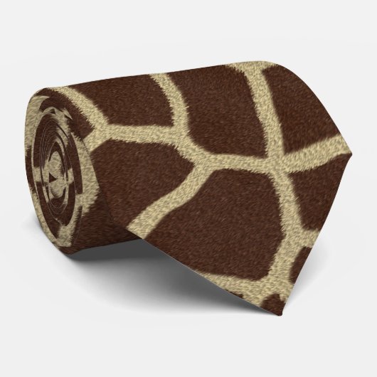 キリンの皮 ネクタイ (ロール)