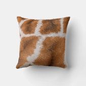 キリンの皮:動物のリアルなテクスチャ クッション (裏面)