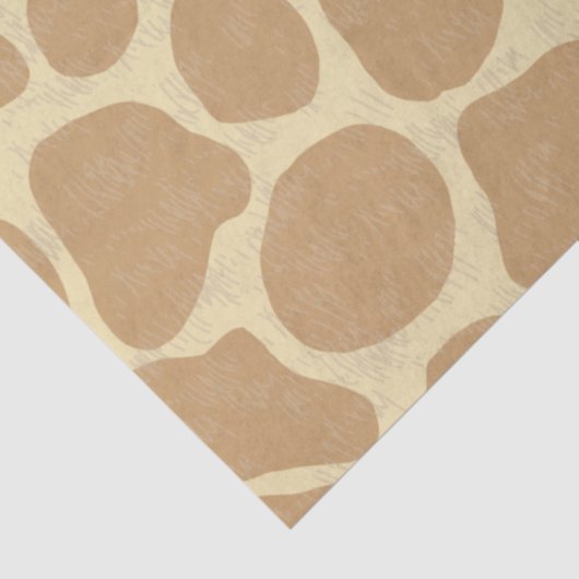 キリンの皮，動物の皮膚模様，砂漠の模様 薄葉紙 (詳細)