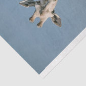 キリンの着ている青いドレスを着てフローラデコページ 薄葉紙 (詳細)