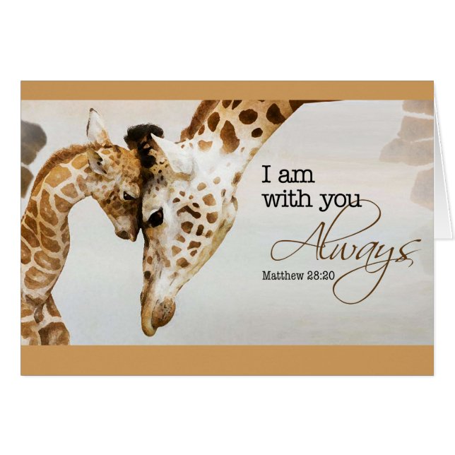 キリンの空白のなカード (正面横)