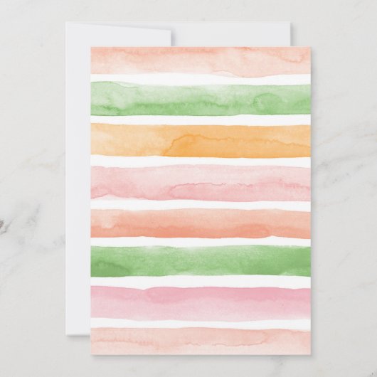 キリンの第3誕生日パーティーへの招待 招待状 (裏面)