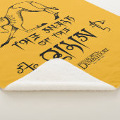 キリンの線の画像の歩行 シェルパブランケット (3/4)