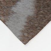 キリンの肌の質感 フリースブランケット (角)