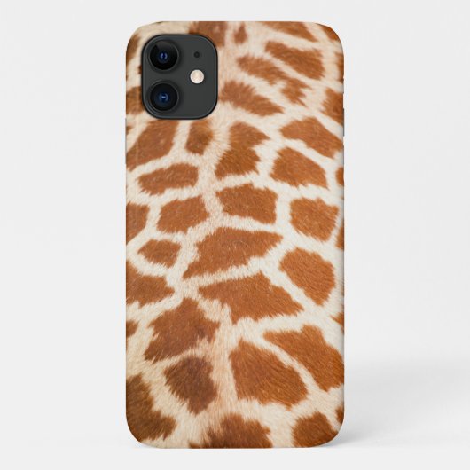 キリンの肌の質茶色のパターン Case-Mate iPhoneケース (裏面)