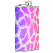 キリンの肌の質虹色のパターン フラスク (右)