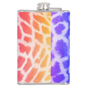 キリンの肌の質虹色のパターン フラスク (裏面)