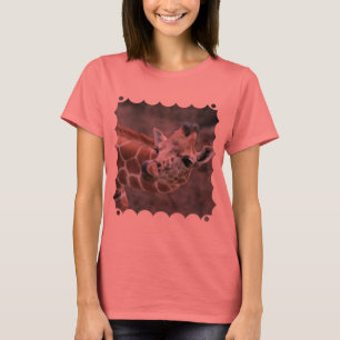 キリンの舌の女性Tシャツ Tシャツ