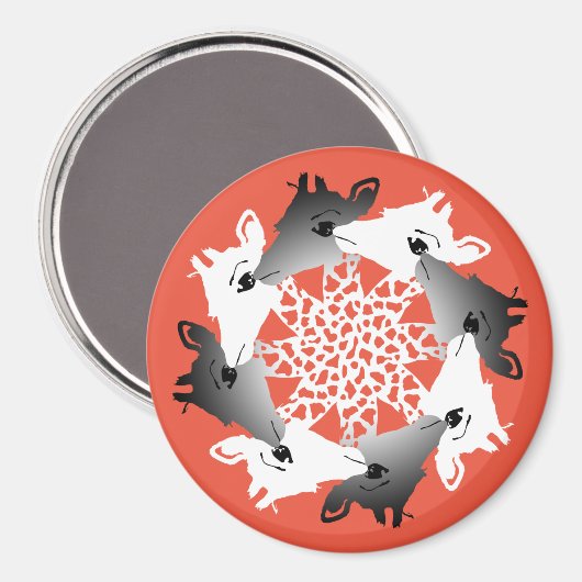 キリンの輪 マグネット (正面/裏面)